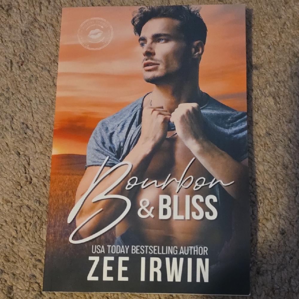 Bourbon & Bliss by - Orange and Blue Cover Coffee Table Book